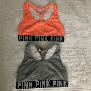 TWO VS Pink sports bras size MEDIUM